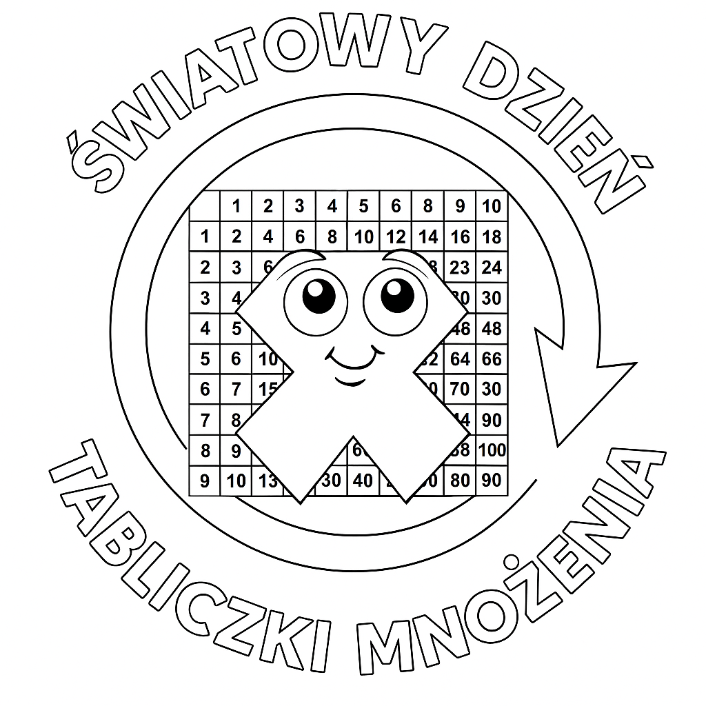 kolorowanka mnożenie